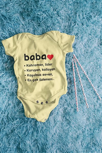 ADABEBEK Baby Snap-On Bodysuit - Printed Print, Model 10055