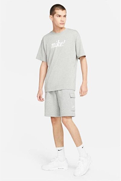 Nike Club Cargo Cepli Erkek Siyah Pamuklu Şort