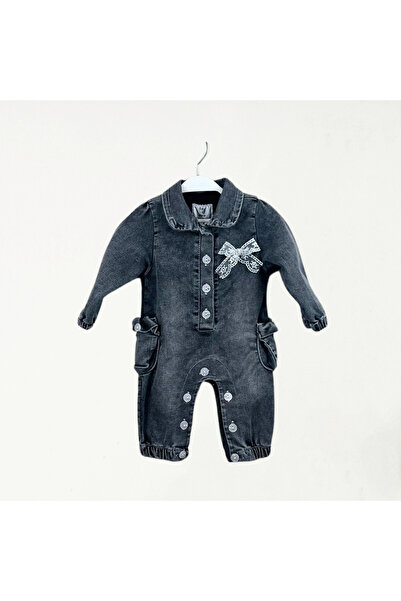 Baby Fou Örme Kot Kız Tulum