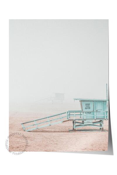 Postifull Poster bez okvira, letnja tematska slika BR:128, fotografija kuće n...