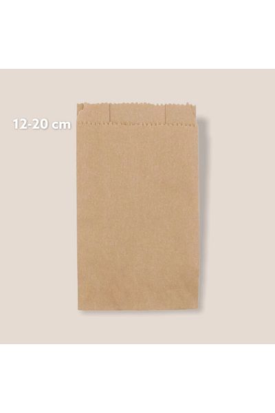 Protec Matbaa Paper Bag Kraft 12-20 Cm 100 Pieces