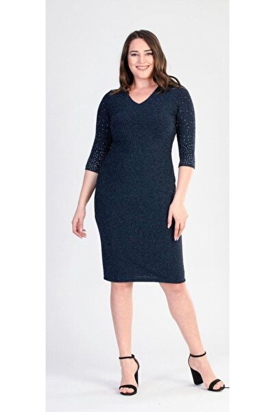 Arin Kadın Lacivert Abiye Elbisesi