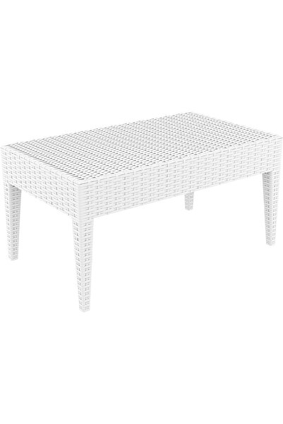 Siesta Mıamı Uzun Sehpa Beyaz