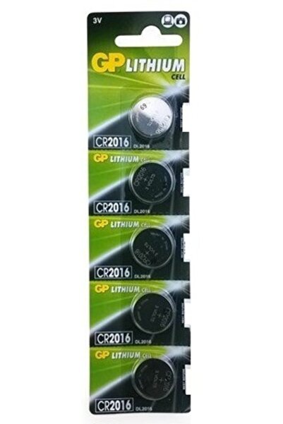 ATAEXPRESS 5 Adet Cr2016 3 Volt Lithium Pil - 5 Adet Araç Kumanda Garaj Kapıs...