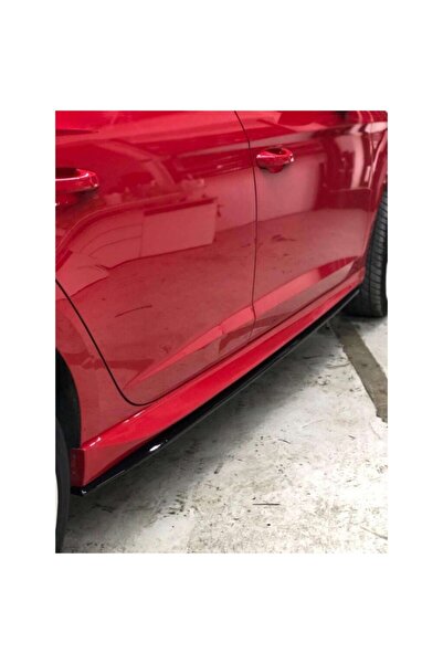 HYM TUNİNG Seat Leon Uyumlu  Mk 3 Mk 3.5 Marşpiyel Sağ Sol Takım Ls3h Kırmızı Boyalı