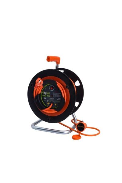 Bylion Seyyar Makaralı Uzatma Bahçe Tipi 3*1,5mm 35+2 Mt Termal Sigortalı