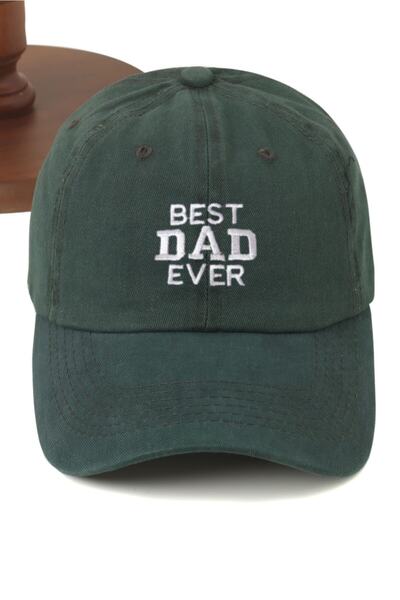ŞapkaMania Şapcă de baseball lavabilă cel mai bun tată vreodată