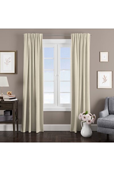 Mürdüm Perde Petek Dokulu Dekoratif Fon Perde