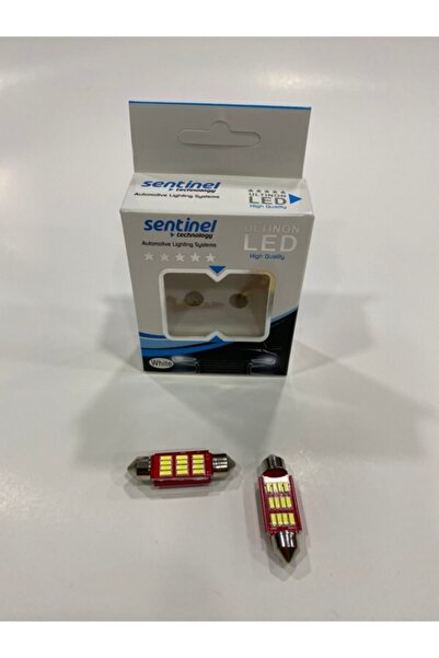 Sentinel 12v T11-c09-w 5w 12 Ledli Beyaz Sofit Mekik Ampulü Canbuslu