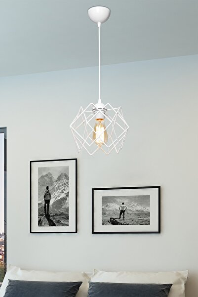 Modelight Koza Tekli Sarkıt Beyaz