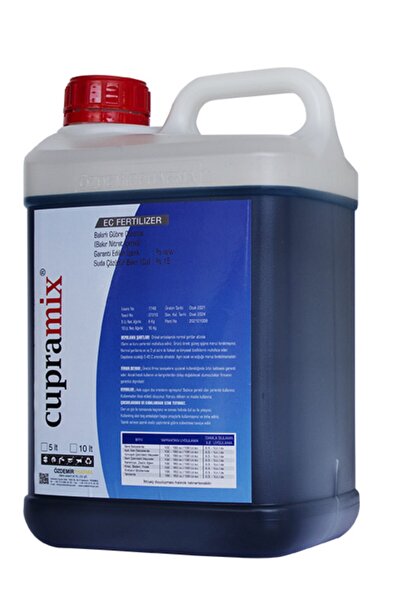 ÖZDEMİR PHARMA Cupramix 5 Lt Bakırlı Ve Azotlu Gübre Çözeltisi