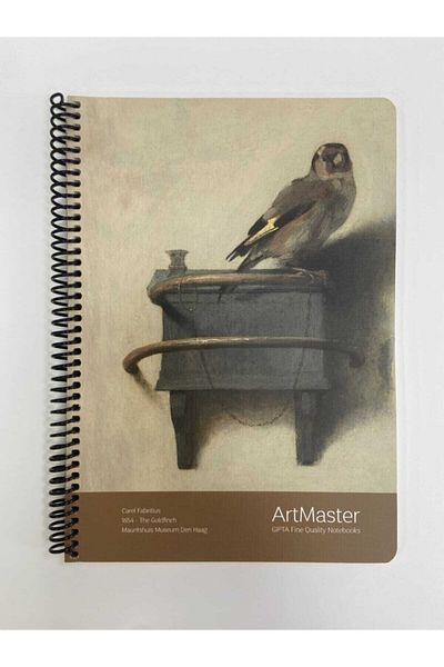 Gıpta Artmaster Striped The Goldfinch Notebook
