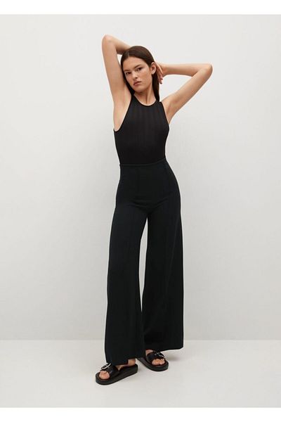 MANGO Woman Fustă cu pantaloni plisați de damă 