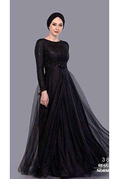 Arin Kadın Siyah Abiye