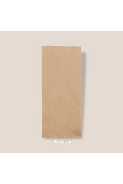 Protec Matbaa Paper Bag Kraft 12-28 Cm 100 Pieces