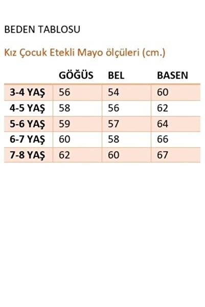 KZN MODA Kız Çocuk Mavi Etekli Elbise Mayo