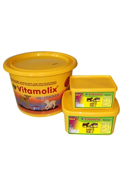 Royal İlaç Vitamolix Menthollü 3 Kg 8 Adet Yalama Kovası