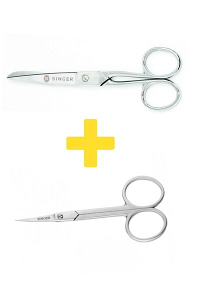 Artus Tedarik Stainless Fabric Tailor Scissors And Curved End Embroidery Scissors