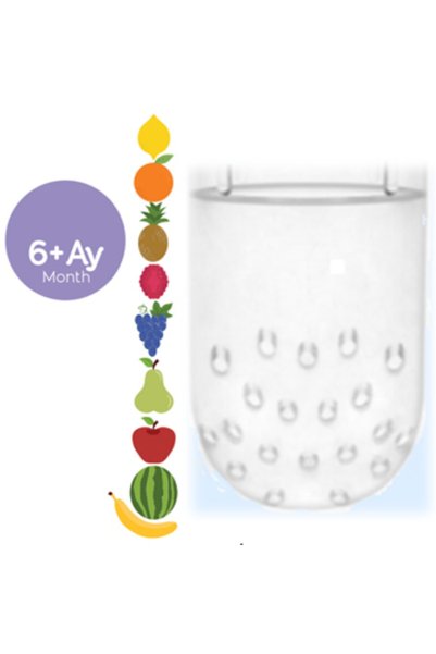 Wee Baby Fruit Strainer Yellow Blue 4 Months