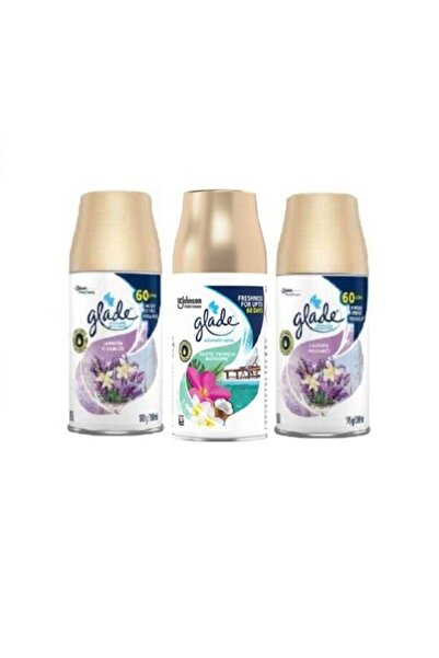 Glade Oda Kokusu Yedek Sprey Lavanta Ferahlığı + Tropikal Floral 3 X 269 Ml