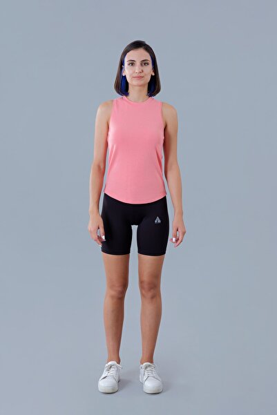 nosewear Kadın Pembe Halter Yaka T-shirt