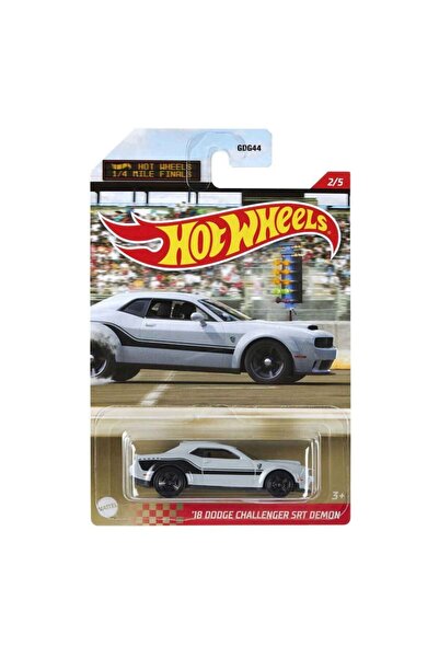 HOT WHEELS 1:64 1/4 Mile Kings Yarış Araçları Gyn21 - '18 Dodge Challenger Srt Demon
