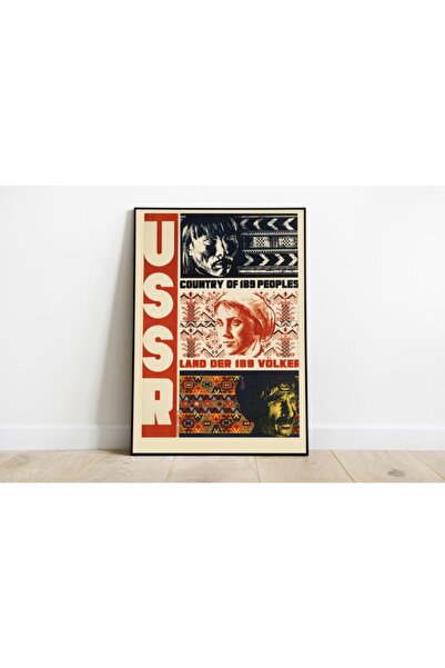 Pegziz Sovyetler Birliği Vintage Sanatsal Poster 50x70cm.