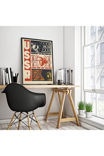 Pegziz Sovyetler Birliği Vintage Sanatsal Poster 50x70cm.