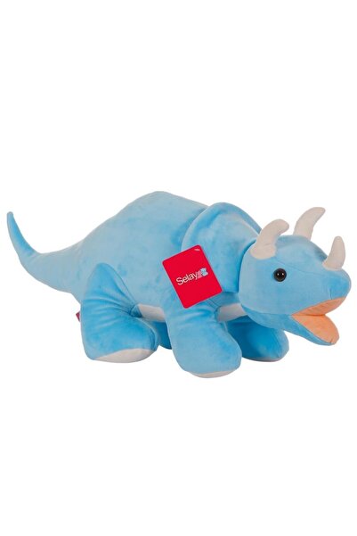 SELAY TOYS Mavi Triceratops Dinozor 90 cm