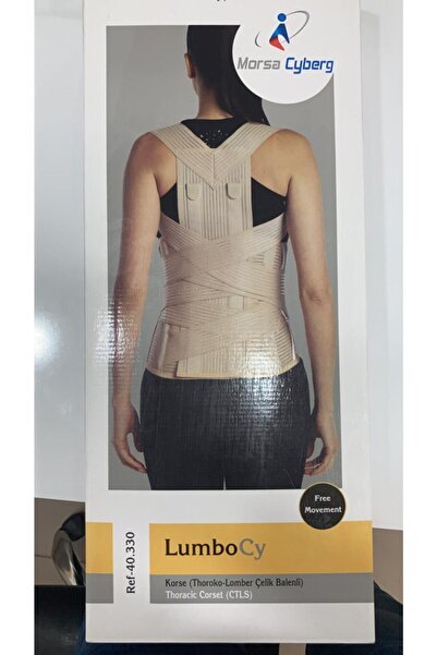 MORSA CYBERG Throko-lomber Çelik Balenli Korse Xl