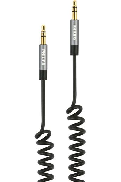 Philips Swr2102/93 3.5 Mm Jack Spiral Aux Ses Kablosu - 1 Mt