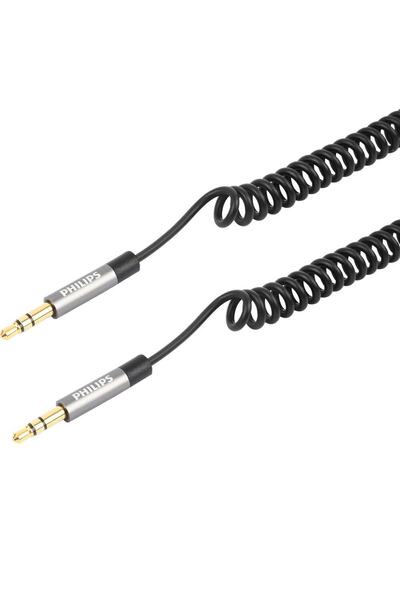 Philips Swr2102/93 3.5 Mm Jack Spiral Aux Ses Kablosu - 1 Mt