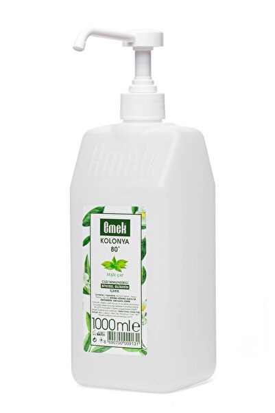 Emek Gliserinli Kolonya Yeşil Çay 1000 ml Sprey