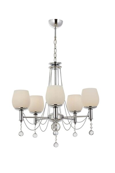 Tavcam Yankı 5 Kollu Krom Avize