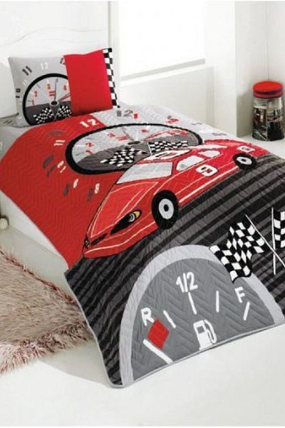 Kristal By Taç 100% Cotton Quilted Four Season 4 Seasons Single Duvet Cover Set