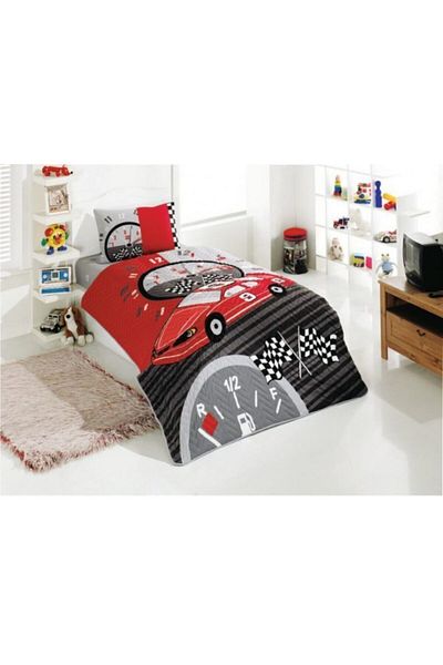 Kristal By Taç 100% Cotton Quilted Four Season 4 Seasons Single Duvet Cover Set