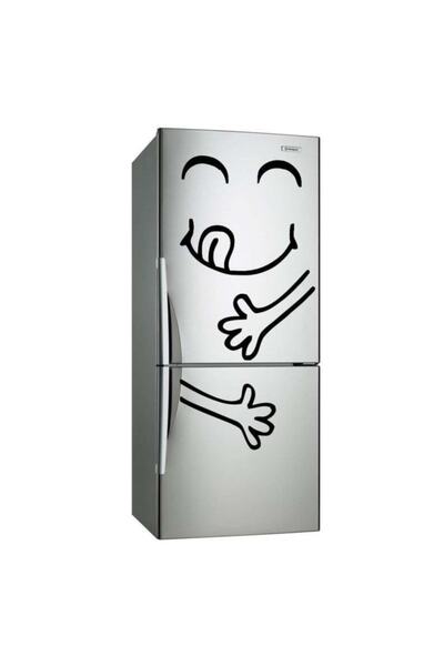 Sticker Sepetim Sevimli Buz Dolabı Dekoratif Çok Amaçlı Sticker