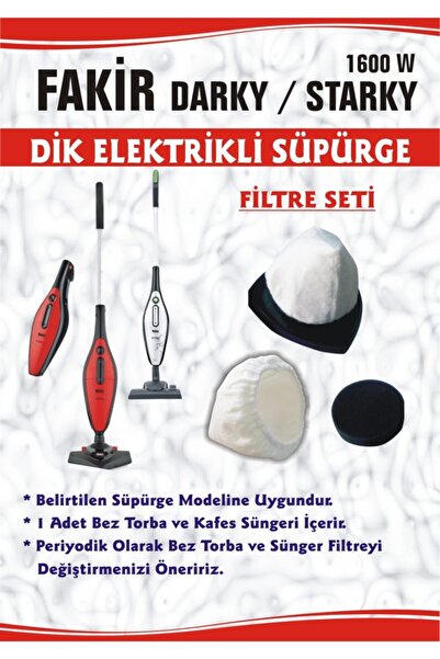 MODEL Fakir Darky Öko Starky Eco Lucky Rematrix Filtre Seti 4 Adet