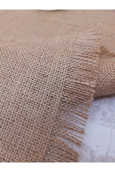 NaturelHomeArt Υφασμάτινο ύφασμα από ίουτ, ιουτένιος δρομέας, 4 άκρες με κρόσσια, αμερικανική σέρβις, δρομέας με κρόσσια 45x100 cm/nha
