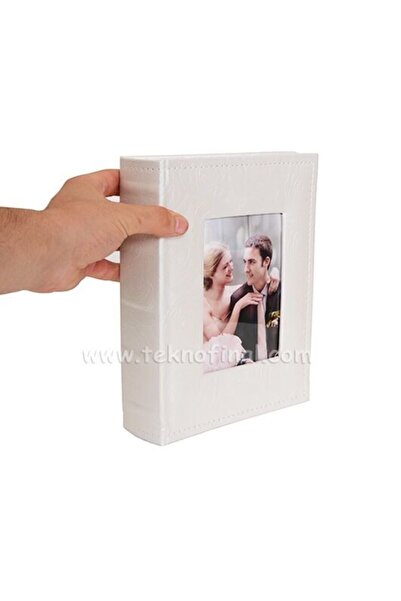 Nobbystar ألبوم صور جلدي بنمط وردة مكون من 200 نافذة