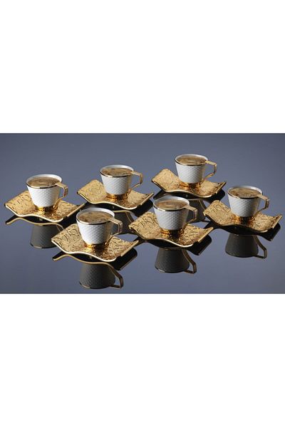 Demmex 2022 Seljuk Coffee Cup Set 18 Pieces