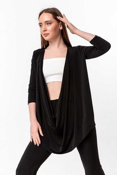 Laranor Women's Black Degaje Casual Cardigan 19L6583