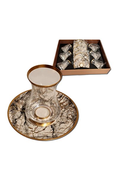 HARMAN DİZAYN طقم شاي إمبريال وايت ألا 12 أرجل