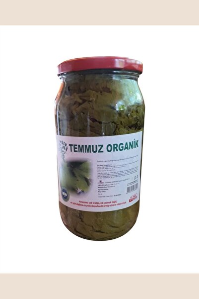 TEMMUZ ORGANİK Organik Sertıfıkalı Yaprak Salamura 660 gr