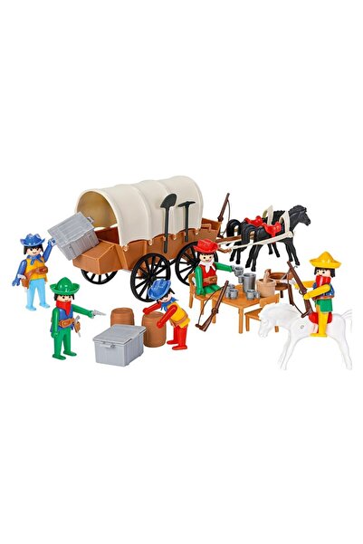 PİLSAN Pilsan Oyuncak Mini Mekanik Serisi:3 Kovboy Arabası