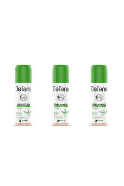 Detan Defans Protect Sinek Kovucu Vücut Spreyi 100 Ml 3 Adet