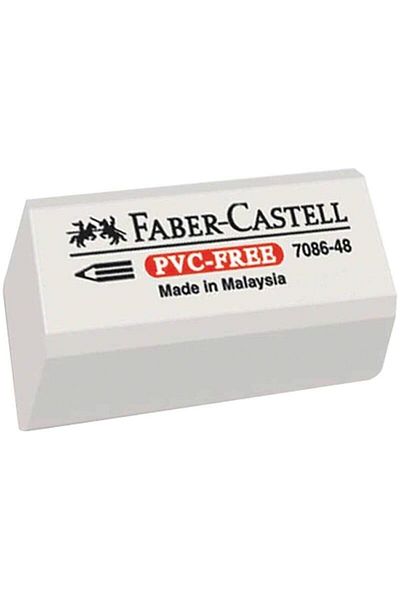 Faber Castell Faber 7086-48 White Eraser 1 Piece