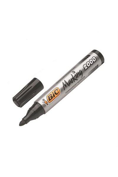 Bic Bıc 2000 Black Round Nib Permanent Pen