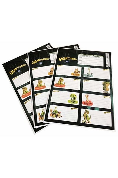 KESKİN COLOR Giganto Saurus School Label