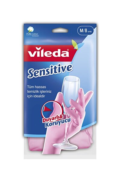 Vileda Candy Pink Eldiven M Beden